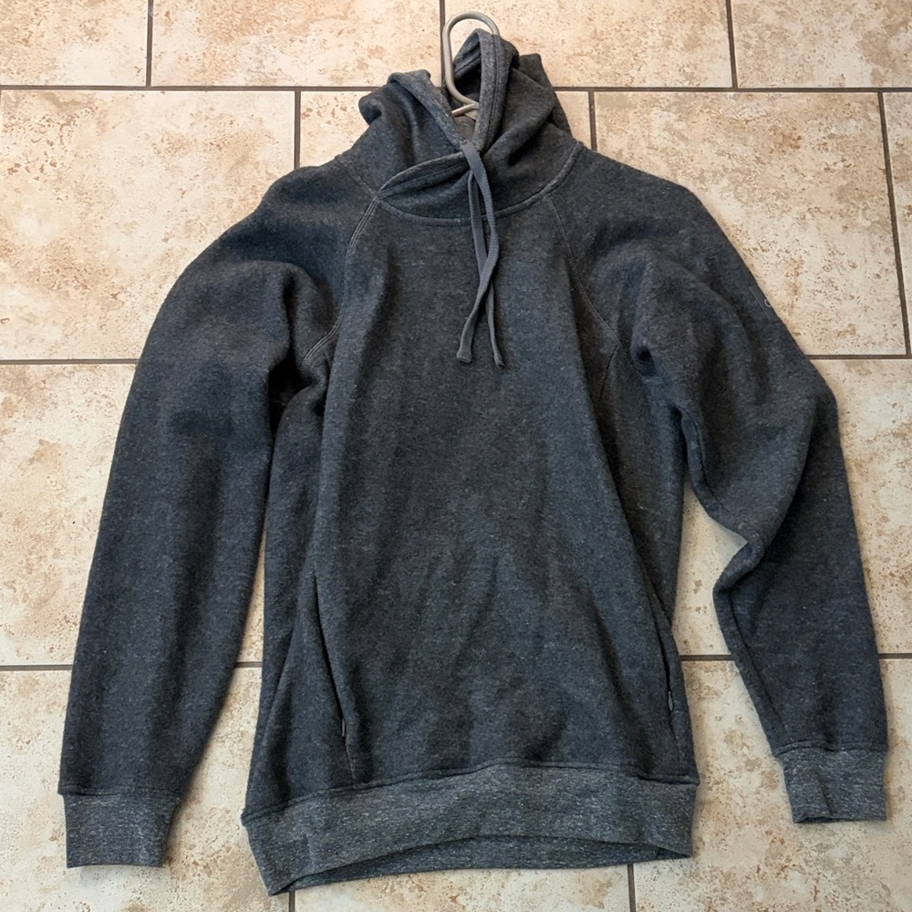 ALO Yoga Charcoal Turtleneck Hoodie. Size Medium. Worn Once.